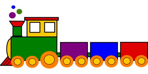 Free Image On Pixabay Train Toy Colorful Locomotive Train