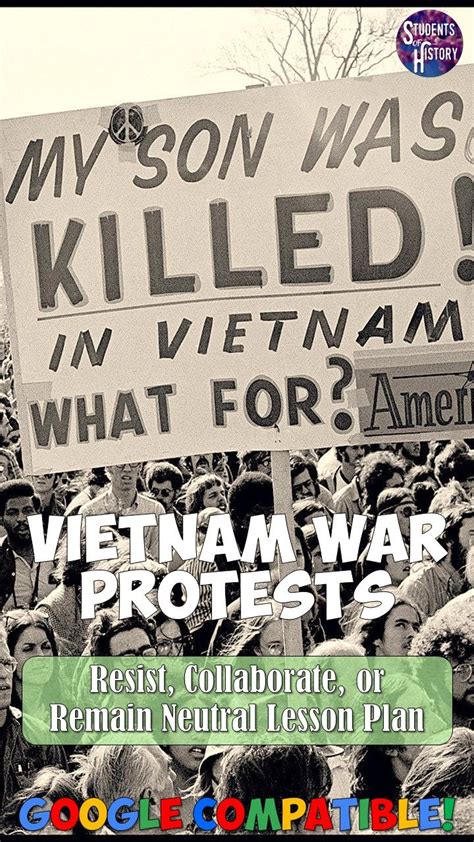 Vietnam War And Resistance Lesson Plan Vietnam War Vietnam Teaching