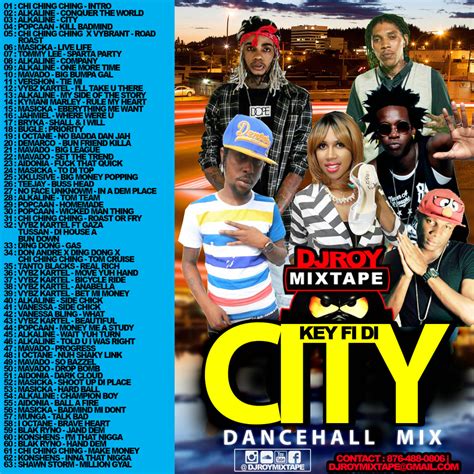 dj roy key fi di city dancehall mix 2016
