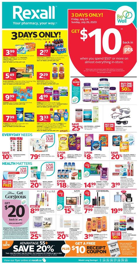 Rexall Ab Flyer July 24 To 30