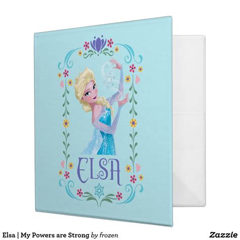 Elsa My Powers Are Strong 3 Ring Binder Special Disneys Fozen