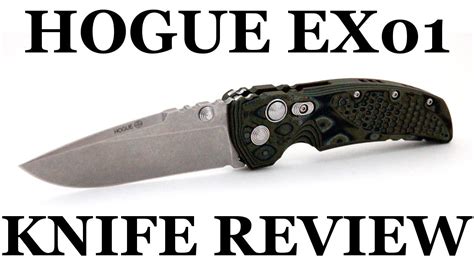 Hogue Ex01 Knife Review Youtube