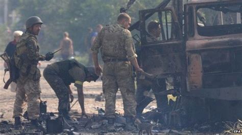 Ukraine Crisis Column From Russia Crosses Border Bbc News