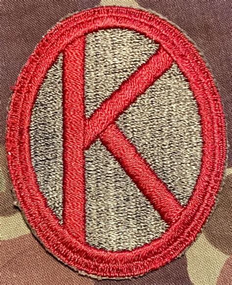 Original Pre Wwii Us Army 95th Infantry Division Patch The Ok Division Ssi 2499 Picclick