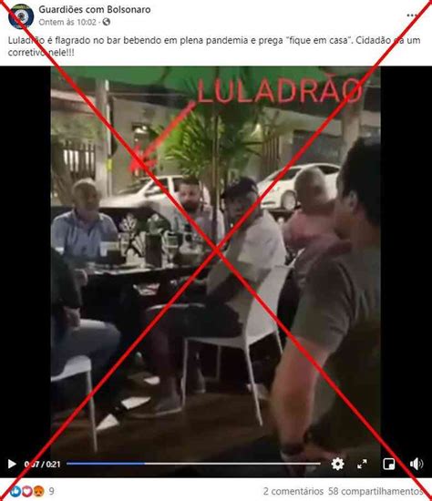 Homem Filmado Sem M Scara Em Bar N O O Ex Presidente Lula