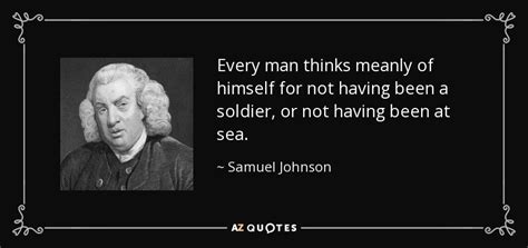 Every man for himself tracklist. Samuel Johnson quote: Every man thinks meanly of himself ...