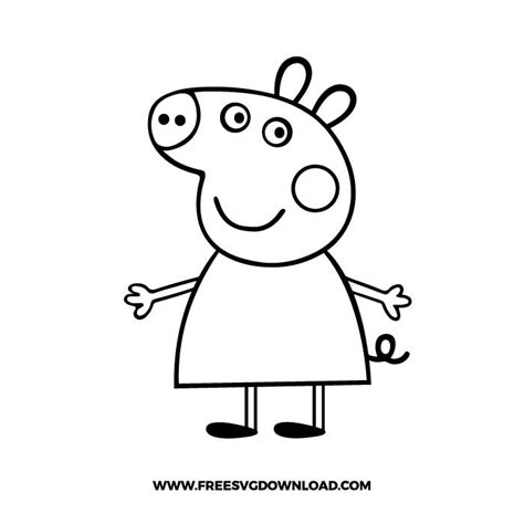 Peppa Pig Free Svg And Png Cut Files 2 Free Svg Download