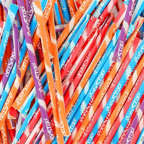 Pixy Stix Candy Filled Fun Straws Bulk Candy 3 Pounds Aprox 600 Sticks Wonka Pixy