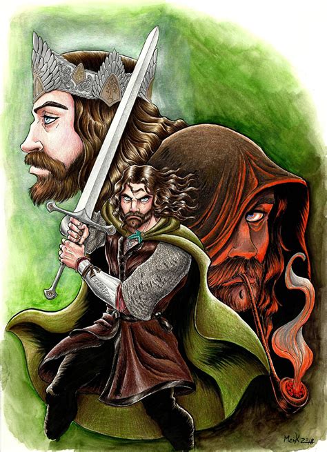 Арагорн Aragorn From Ranger To King Of Gondor By Meikc El Señor De