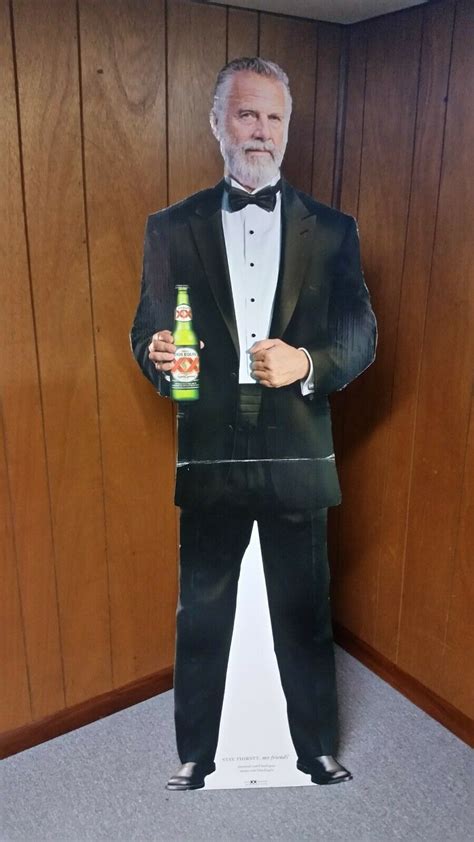 Dos Equis The Most Interesting Man In The World Cardboard Standee