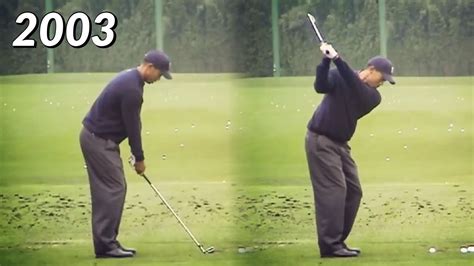 TIGER WOODS GOLF SWING 2003 IRON DRIVER SLOW MOTION 240FPS HD