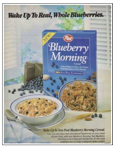 Blueberry Morning Cereal A Marvel Of The Mid 90s Not The Same Taste