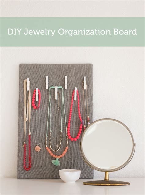 Diy Jewelry Organization Board Modern Parents Messy Kids