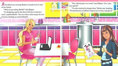 Computer Engineer Not Without A Man ‘sexist Barbie Book Under Fire