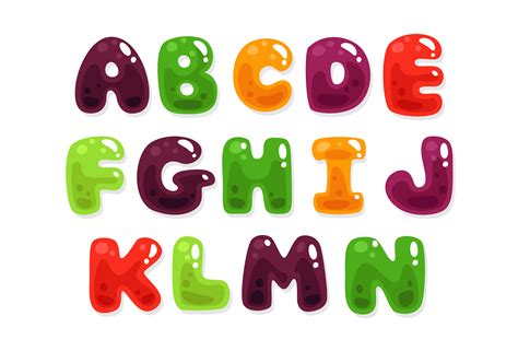 Featuring over 42,000,000 stock photos, vector clip art images, clipart. Colorful jelly alphabets for kids part 2 - Download Free ...