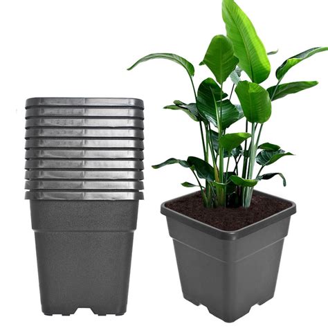 Lablt Square Nursery Pots Plant Pots Grow Pots Nursery Container Fit