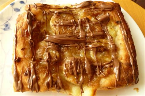 The Pastry Chef S Baking Caramelized Banana Nutella Puff Pastry