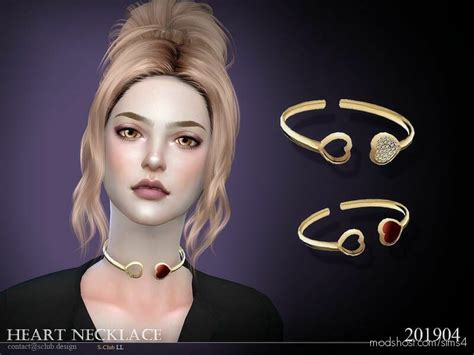 S Club Ts4 Ll Necklace 201904 Sims 4 Accessory Mod Modshost