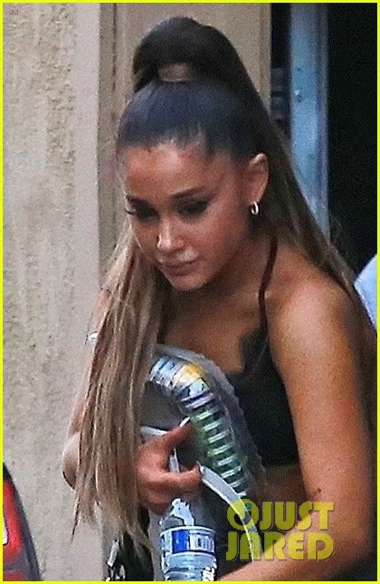 Photo Ariana Grande Works Up A Sweat At Dance Class 04 Photo 4218989 Just Jared
