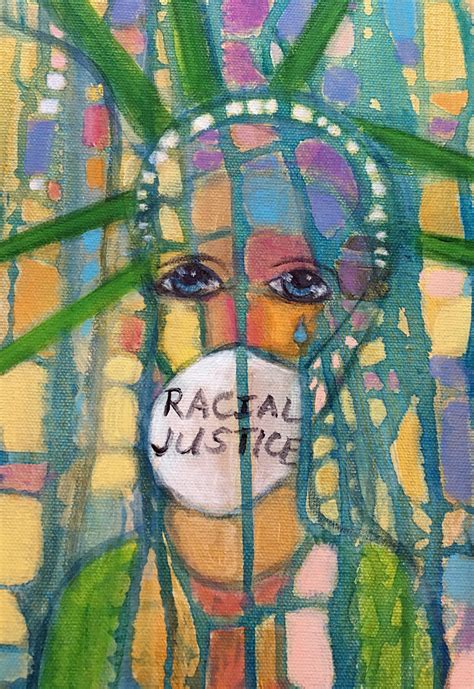 Racial Justice Pandemic Art Canvas Print 3 Sizes And 3 Edge Etsy