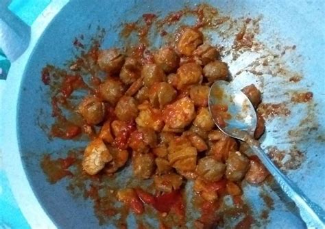 Rendam tahu di bumbu tahu goreng. Resep Tahu bakso sambal paprika oleh MomAbas Alif Basyir ...