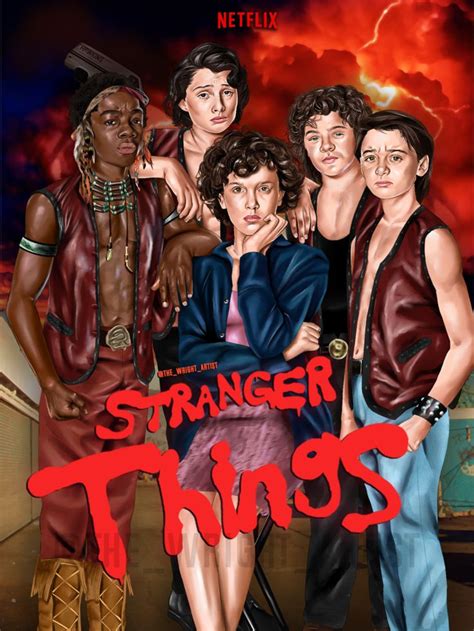 Stranger Things (Warriors) Poster | Stranger things poster, Stranger things, Stranger
