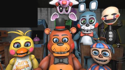 Toy Animatronics Reaction To Five Nights At Freddys 4 Trailer Fnaf