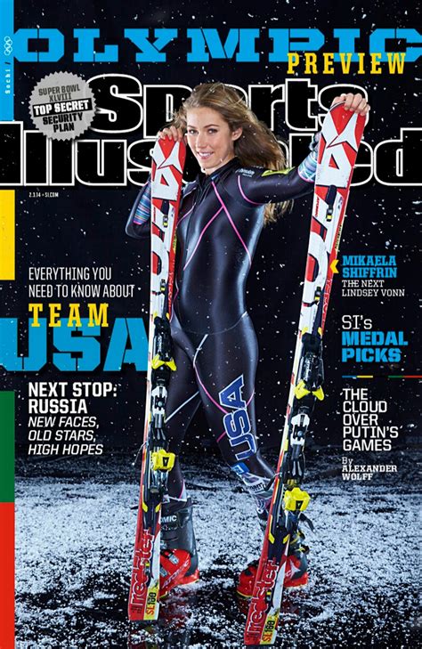 Mikaela Shiffrin Sports Illustrated Magaznie February 2014 Issue