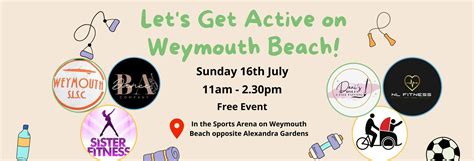 Get Active Day On Weymouth Beach Weymouth Town Council Weymouth