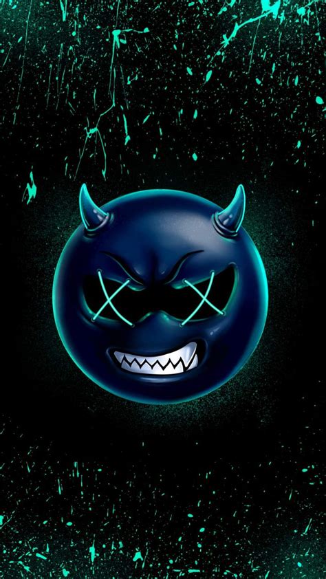 Devil Smile Emoji Iphone Wallpapers