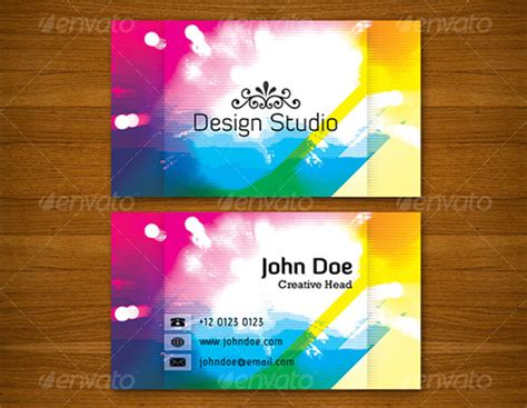 25 Beautifully Colorful Business Card Templates Design Panoply