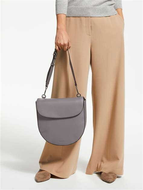 Modalu Sofia Leather Shoulder Bag Slate Greynavy Bags Shoulder Bag