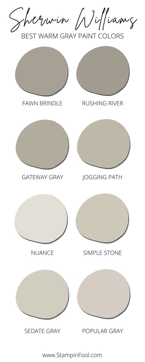 The Best Sherwin Williams Warm Gray Paint Colors In 2023