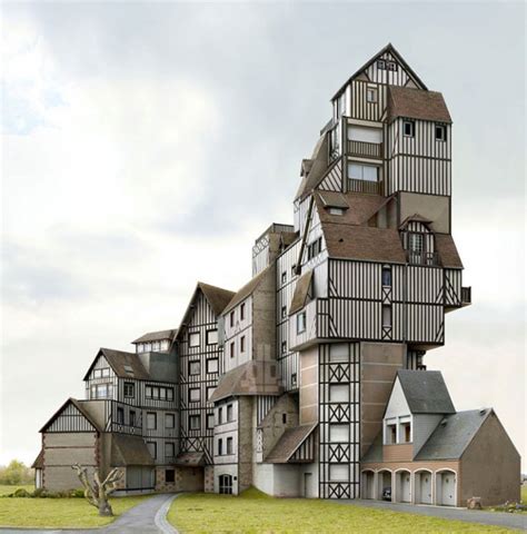 Surreal And Weird Houses Designs Using Photo Montage Techniques Photo