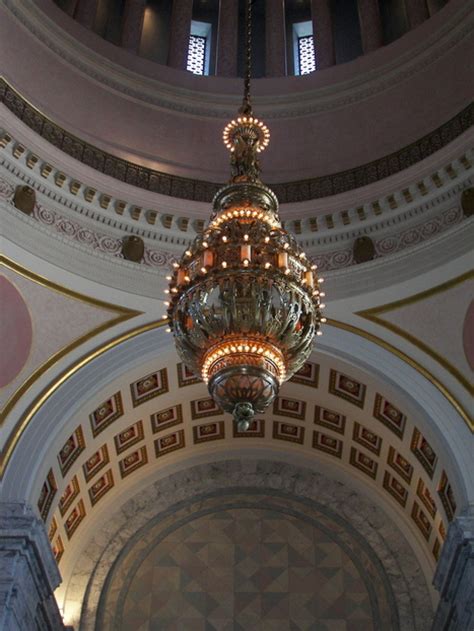 Olympia Wa Chandelier Hanging From The Capitol Dome