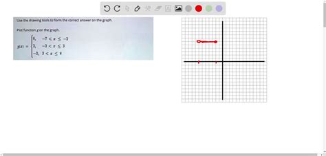 SOLVED Use The Drawing Tools To Form The Correct Answer On The Graph Plot Function H On The