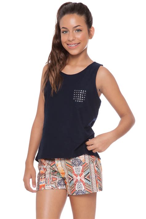 Tween Girl Sleeveless Tank Top Summer Clothes For Teens Pulla Bulla 10