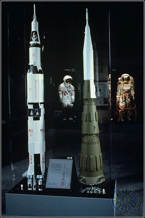 A Model Of The Soviet N 1 Rocket Designed For A Moon Landing Mission