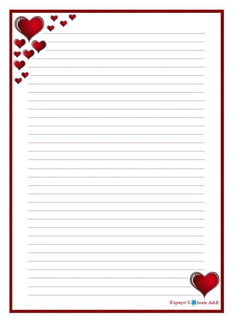 Printable Lined Paper Free Printable Stationery Letter Writing Paper Letter Paper