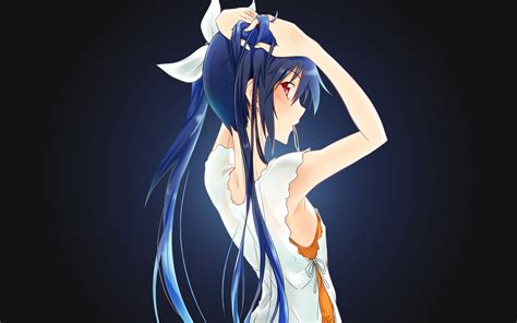 Twintails Anime Long Hair Red Eyes Blue Hair Ore Twintail Ni