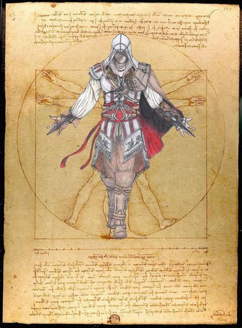 Ezio Auditore Vitruvian Man By Andrex91 On DeviantArt