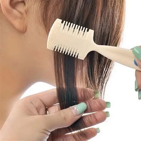 Practical Hair Cutting Trimmer Thinning Comb Razor Home Diy