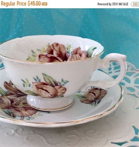 1950 S Royal Grafton Tea Cup And Saucer Iris Flower Tea Etsy Tea Cups Tea Cups Vintage