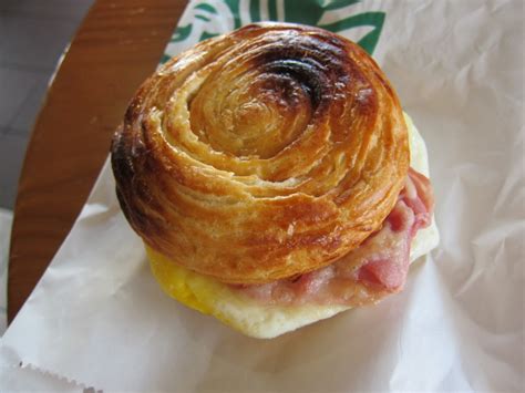 Review Starbucks Slow Roasted Ham And Swiss Croissant Brand Eating