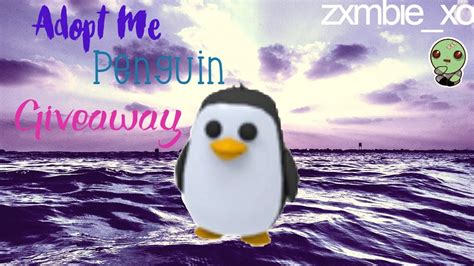 Find our list of new adopt me codes 2021 that work today.it is updated as soon as a new one is released. Adopt Me Penguin Giveaway| zxmbie_xo - YouTube