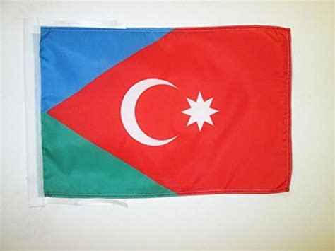 Az Flag Azerbaijani Turks Flag 18 X 12 Cords Azeris