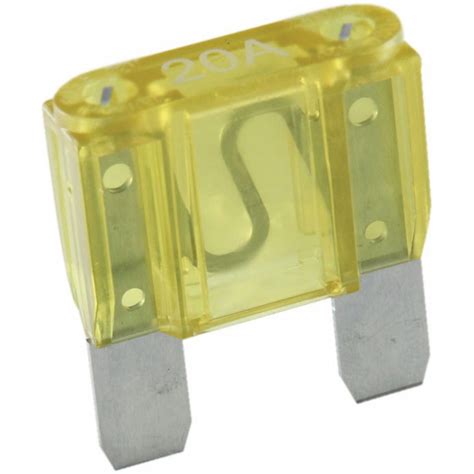 Maxi Blade Fuse 20 Amp Yellow Fuse Factory