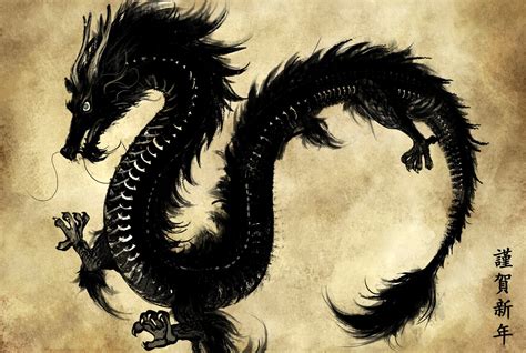 Oriental Dragon Painting Chinese Dragon Art Asian Art Giclee Fine Art Canvas