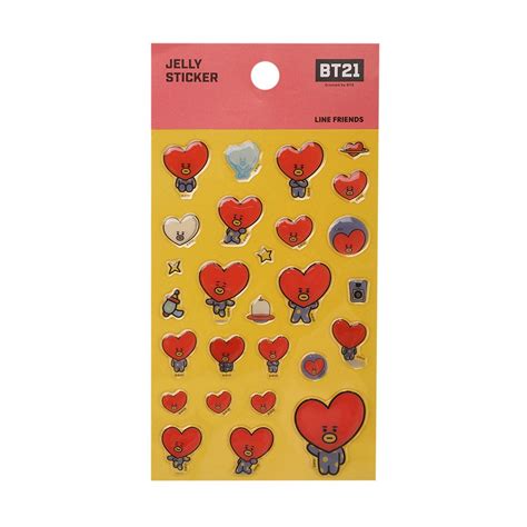 Jelly Sticker Bt21 Tata