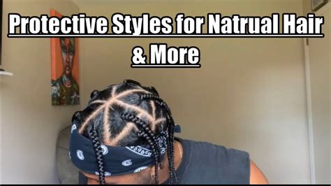The Best Protective Styles For Natural Hair Growth Youtube